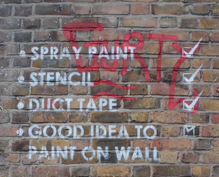 spray paint checklist